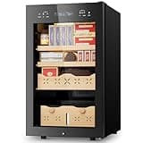 65L Electronic Cabinet-Intelligent Temperature and Humidity Adjustable (500 Counts Capacity), Digital LCD Display, Stainless Steel Lockable