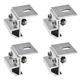 Reliable Solar Panel Clamp Roof Mounting Bracket Clips Set of 4 for Secure Installation