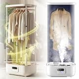 900W Portable Steam Clothing Care Machine, Fully Automatic Smart Dryer with One-Key Control and Remote, Foldable for Clothes and Fabrics, Efficient and Compact