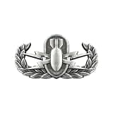 U.S. Army Explosive Ordinance Disposal Basic Silver-Oxidized (Each)