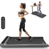 2.5HP Treadmill Walking Pad, 2-in-1 Portable Electric Exercise Treadmill, Under Desk Treadmill with Remote Control, 265LB Capacity, HiFi Bluetooth Speaker, 0.5-4Mph Speed, for Home & Office