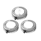 3pcs SH50 Replacement Blade Heads Compatible for Shavers Series 5000 (s5xxx)