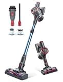 Aspiron Cordless Stick Vacuum Cleaner,550W/55KPA Stick Vacuum for Home, LED Touch Display Screen, 2 Charging Ways,2 HEPA Filter, LED Headlight,Handheld Vacuum for Hard Floor, Carpets, Sofa, Car