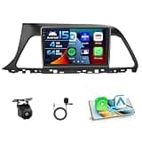 Inefala 4G 64G for Hyundai Sonata 2015 2016 2017 Radio CarPlay 9" Incell Touchscreen Car Stereo Android 15 Android Auto Bluetooth 5.0 GPS WiFi 15UI Backup Camera