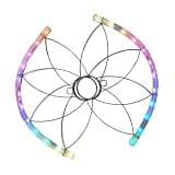 LED Flow Fans,Rave Lights,Rave mask led,Flow Toys,LEDs,Light Toys, LEDs for Festivals, Dancing, Parties, Light Shows, Music Festival Synced Group Entertainment Prop