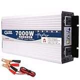 VTCMKAZYT Pure Sine Wave Inverter Car Dc 12V/24V/48V/60V to Ac 110V/220V Smart Color Screen Display Power Converter(24Vto220V,7000W)
