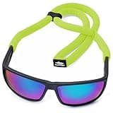 Pilotfish Floating Sunglasses Strap, Adjustable, Waterproof, High Visibility, Neoprene Holder for Men & Women (Yellow)