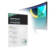 BoxWave Screen Protector Compatible With Samsung Monitor S36GD (24 in) - ClearTouch Crystal Anti-UV EyeCare (2-Pack), Filters out Harmful Blue Light Reduce Fatigue