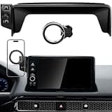 pop-tech Magnetic Phone Holder for Honda Civic 11th Gen 2022 2023 2024 2025 2026, 360° Car Screen Phone Mount Made for Civic Hatchback Sedan Touchscreen, Compatible with Magsafe iPhone Accessories