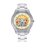 FekiLoot Watches for Men Big Face Stainless Steel Wristwatch Casual Watch