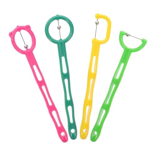 GALPADA 4pcs Tongue Depressor Strength Trainer Oral Motor Therapy Tools for Speech Swallowing Exercise