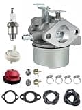 YAMAKATO Ruixing_OEM 640052 Carburetor for Tecumseh HMSK80 HMSK90 HMSK100 LH318SA LH358SA Snow Blower Thrower 8HP 9HP 10HP Engine Tecumseh 640054 640349 Carb