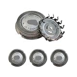 1/3PCS Replacement Shaver Head Blade Cutters Compatible with Philips HQ3 HQ30 HQ40 HQ46 HQ130 HQ912 HQ481, Metal Razor Blades(3pcs)