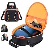 RAHJKB Carrying Bag Compatible with OutdoorMaster Shark/Dolphin Air Pump,Electric Air Pump Storage Bag,Portable Carrying Case for Paddle Board Pump Accessories(Case Only)