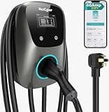 NexCyber Level 2 EV Charger(WiFi APP/Plug-Play), 40A Nema 14-50 Plug, 25ft Cable ETL Certified, Home Level 2 EVSE Car Charger w/ J1772 Connector, Electric Vehicle Charging Stations (40)