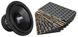Sundown Audio SA-12 V.2 D2 12 in Car Subwoofer 1250-Watt RMS / 2500-Watt Peak Dual 2-Ohm DVC, RockMat Pro 15 Sound Deadener, 2-Items