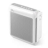 COWAY Air Purifiers for Home Up to 1,748 ft², HEPA Filter for Smoke, Allergies, Pet Dander, Odor, Air Quality Monitor, Auto & Eco Mode, Timer, Filter Indicator, 3yr Warranty, Airmega 200M White