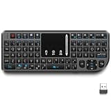 T808 Mini Wireless Keyboard with Touchpad &DPI Adjustment, Ultra-Thin 2.4G+Bluetooth Rechargeable Portable Keyboard, Compatible with Various Home Devices, Perfect for Travel, Office, and Home Use