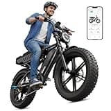 TS TST GRP LLC Electric Bike for Adults, 1500W Peak Motor Retro E Bike, Removable 48V 15Ah Battery, 20" x4.0 Fat Tire, 65Miles Range, Ebike with Suspension,for Commuting,Mountain,Off-Road, Black