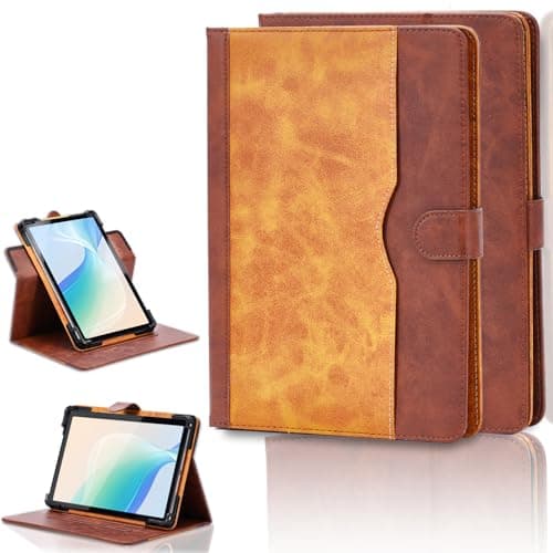 Case Compatible for Acer Iconia Tab P10 10.4-Inch Tablet Case 360 Degree Rotation Multi-Viewing Angels PU Leather Stand Folio Cover Camera can be Used Brown