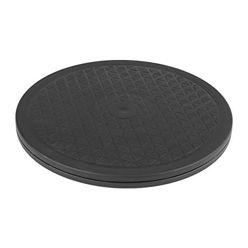 Ycauty 10 Inch Heavy Duty Rotating Platform Turntable 110 LBS Load Capacity 360 Swivel Base Stand with Steel Ball Bearings for Monitor, TV