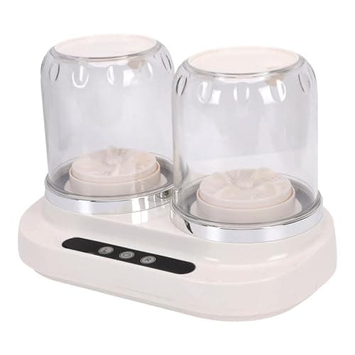 Chiyyak Portable Mini Washing Machine Twin Tub Underwear Washer Lingerie Cleaner Intimate Appliance Laundry 2L 3 Modes 1800mAh Rechargeable Cordless USB Digital Timer Wash w