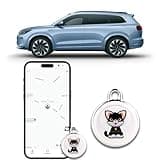 Smart GPS Tracker for Dogs|mini Easy to use Cat GPS Tracker|Waterproof and Drop-Proof|Real-time Positioning Smart Alarm pet Tracker|Extra Long Battery Life of 365 Day|No Subscription (GF11)