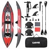12.5‘ 2-Person Inflatable Kayak,Drop Stitch Touring Kayak with Padded Seats