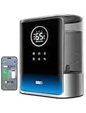 DREO 8L Smart Humidifier Large Room 600ft², HM717S, 80H Runtime Supersized Warm and Cool Mist Humidifiers for Bedroom Baby, 28dB Quiet Air Humidifier for Plants Indoor, Home, Whole House, Silver