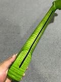 Reverse head Rounded-ends 22 frets Green Gloss Flame Maple Electric guitar Neck