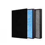 Replacement 3 in 1 True Hepa Combined Filter and Carbon Sheet Filter for Air Purifier C360