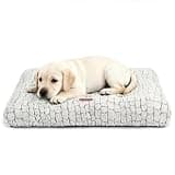 Dog Bed Crate Pad - Soft Fluffy Pet Cushion Mat Anti-Slip Comfy Kennel Pad for Crates