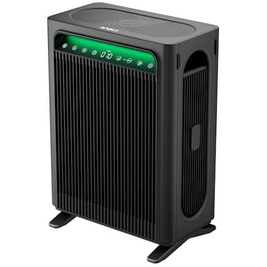 KNKA Air Purifier for Home Bedroom Large Room Up to 1,695 Ft² in 1 Hr, HEPA Air Cleaner with Washable Pre-Filter, AHAM VERIFIDE, AQI Display, ECO Mode, Pet Mode for Pets, Dust, Pollen, APH4000, Black