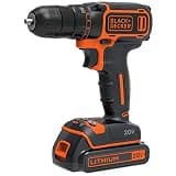 BLACK+DECKER 20V MAX Cordless Drill/Driver Kit with Battery, Charger, and Double Ended Bit (BDCDD120C)