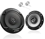 Kenwood 6-1/2" 300W Max (60W RMS per Pair) 6.5" KFC 2-Way Sport Series Flush Mount Car Audio Door Coaxial Speakers
