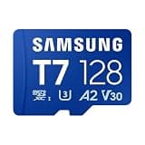 Samsung microSDXC T7 128GB, Transfer Speeds Up to 170 MB/s, Made for Casual Gamers, Amateur Creators, & Everyday Users (MB-MB128T/AM)