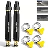 2027 New Home High-Pressure Car Wash Water Gun with High Pressure Hose Nozzle, Portable Multifunctional Adjustable Spray Patterns, Durable Metal Material for Garden & Car Washes(2Pack)