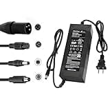 Brokeir UL Listed 42V 2A Replacement Electric Scooter Charger for 36V with 4 Plugs, Compatible with Scooter Power Adapter