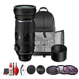 OM SYSTEM M.Zuiko Digital ED 150-600mm f/5-6.3 is Lens, Micro Four Thirds Super Telephoto Zoom Lens, 300-1200mm Equivalent, Sync is Stabilization (Bundle)