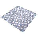 Hilitand Food Spill Mess Mat, Polyester Cushion for Baby High Chair, 43.3in Floor Protection for Dining and Picnic