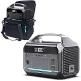 DARAN Portable Power Station, 288Wh LiFePO4 Battery, 350W (600W Peak) Power Bank with AC Outlet, Mini Solar Generator 7-Port Design, 2.1Hrs Fast Charing for Emergency, Hurricane (Solar Optional)