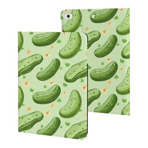 Cucumber Print Slim Fit Tablet Case Standing Cover Protective Shell Compatible with iPad mini 1/2/3/4/5 (7.9in)