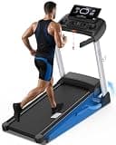 Incline Treadmills for Home, Treadmill with 18% Auto Incline, Heavy Duty 400LBS Capacity, Running Machine with 18.90" Wide Belt, 0.5-12 MPH Speed, 3.5 HP, 36 Programs, APP, Bluetooth, Foldable