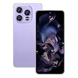 zrchjm 16PM 5G Unlocked Smartphone,12GB+512GB 7000mAh Fully Cell Phone for Android 14, 6.99" HD Screen Unlocked Cell Phone, 68MP+108MP Dual Camera/Dual SIM/Fingerprint (Purple)