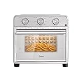 Midea Neo Air Fryer Toaster Oven Combo with Air Fry, Toast, Pizza, Broil, Bake, and Reheat Functions, 21.1 Quarts, Stainless Steel