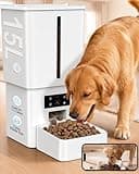 15L/63 Cups Automatic Dog Feeder for Large Breeds: Feeds for 18–25 Days, Anti-Clog Design for 2–23mm Kibble - Smart Dog Food Dispenser with HD Camera and Timer for Busy Pet Parents