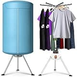 Portable Clothes Dryer Ventless Laundry Dryer Clothing Dryer Multifunctional Intelligent with Heated Air Circulation System for Efficient Home and Dormitory Use