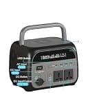 Compatible For Ctolity, 345Wh 500w Portable Power Station 220v Lifepo4 Battery Solar Generator 108000mAh Camping Equipment Wireless Charging(US plug)