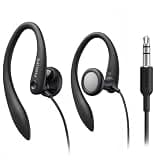 Philips SHS3200BK Flexible Earhook Headphones, Black
