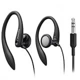 Philips SHS3200BK Flexible Earhook Headphones, Black